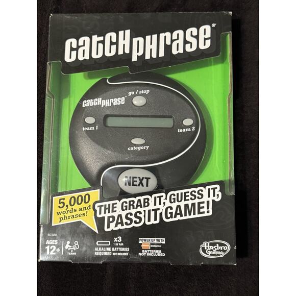 NIB Hasbro Handheld Electronic Catch Phrase Game, Battery Powered - Picture 1 of 8